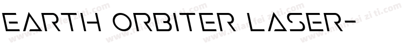 Earth Orbiter Laser字体转换